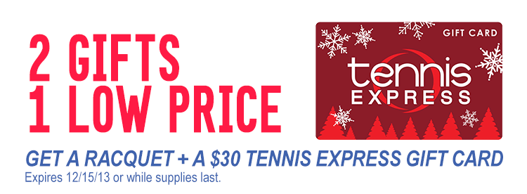 Racquet and Gift Card Bundle Promotion