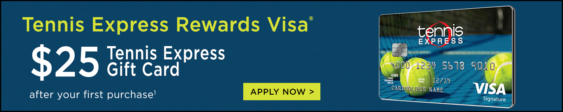 tennis express visa card