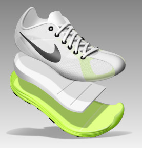 Nike Lunarlite Tennis Shoe Technology 