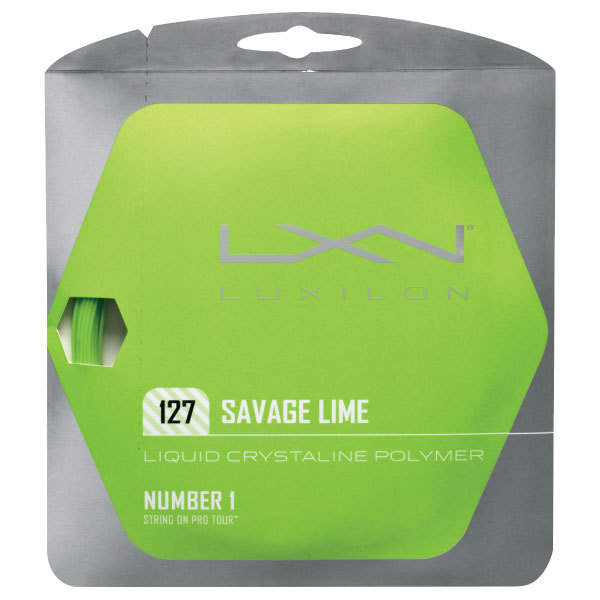 LUXILON Savage Lime 127 16G Tennis String