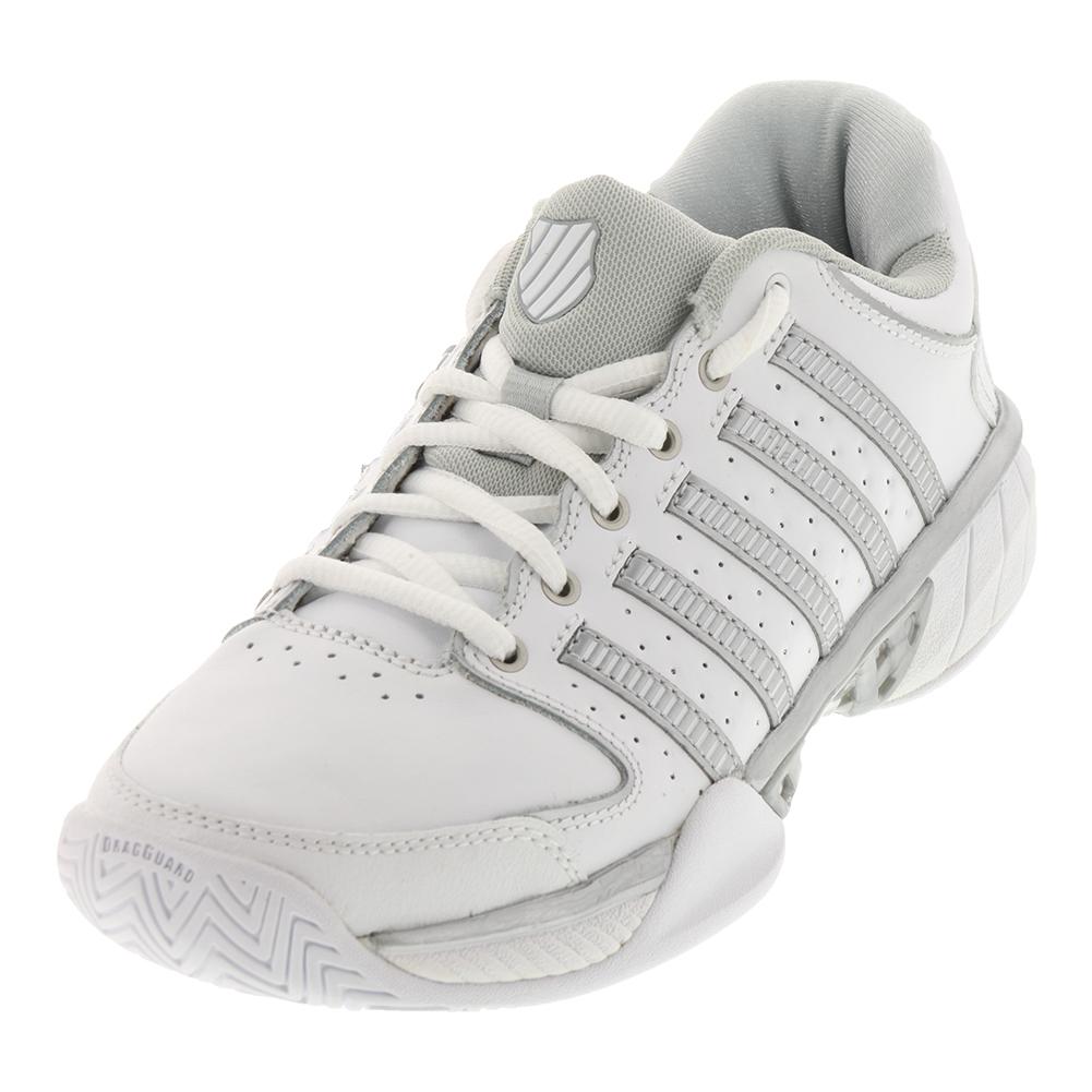 k swiss white tennis shoes