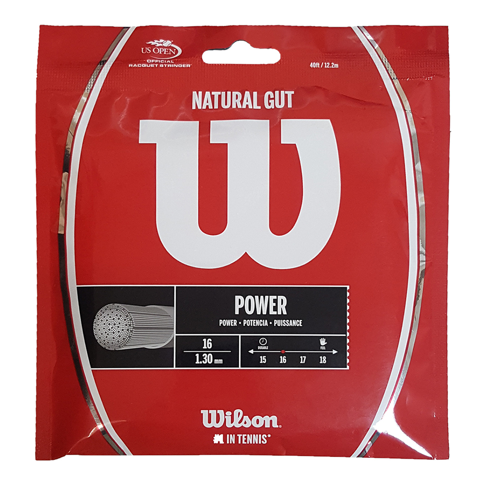 Wilson Natural Gut 17 Tennis String Set