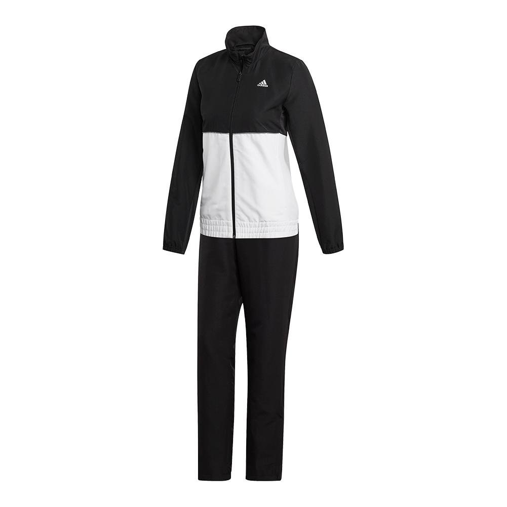 Club Tennis Tracksuit Set Black and White