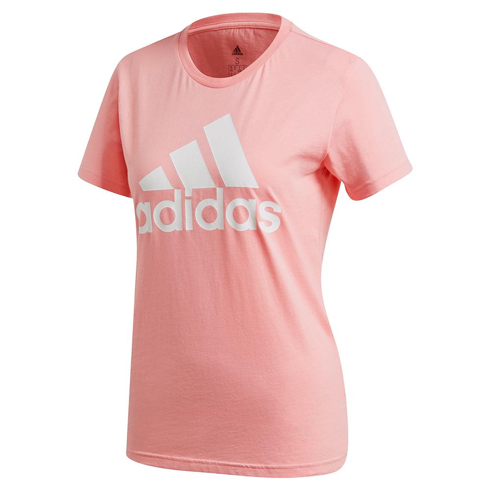 adidas t shirt women's pink