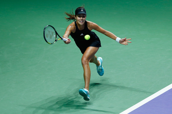 Ana Ivanovic on Day 5 at the 2014 BNP Paribas WTA Finals (Oct. 23, 2014 - Source: Julian Finney/Getty Images AsiaPac)