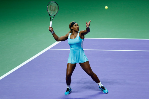 Serena Williams on Day 7 at the BNP Paribas WTA Finals Oct. 25, 2014 - Source: Julian Finney/Getty Images AsiaPac)