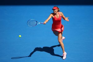 Maria Sharapova on Day 7 at the 2015 Australian Open Jan. 24, 2015 - Source: Clive Brunskill/Getty Images AsiaPac)