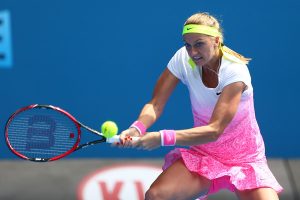 Petra Kvitova on Day 2 at the 2015 Australian Open (Jan. 19, 2015 - Source: Robert Prezioso/Getty Images AsiaPac)