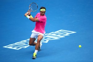 Rafael Nadal on Day 7 at the 2015 Australian Open