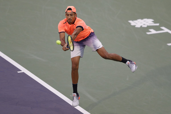 Nick Kyrgios on Day 4 at the 2016 ATP Shanghai Masters (Oct. 11, 2016 - Source: Lintao Zhang/Getty Images AsiaPac)