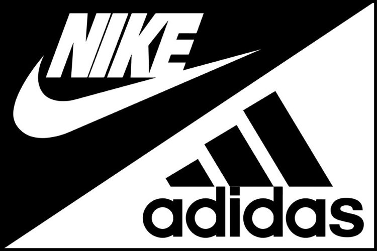 Nike vs Adidas Brand Logos