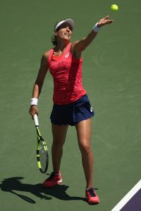 Johanna Konta on Day 10 of the 2017 Miami Open (March 28, 2017 - Source: Julian Finney/Getty Images North America)