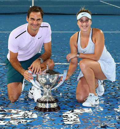 Roger Federer Wins Hopman Cup in the New Nike Air Zoom Vapor X Tennis Shoe