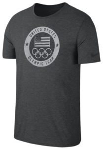 Nike Men's USOC Tee in Black Heather