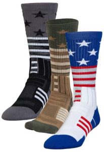 Under Armour Unrivaled Stars and Stripes Crew Socks Large