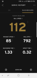 Head Sensor App Serve Stats