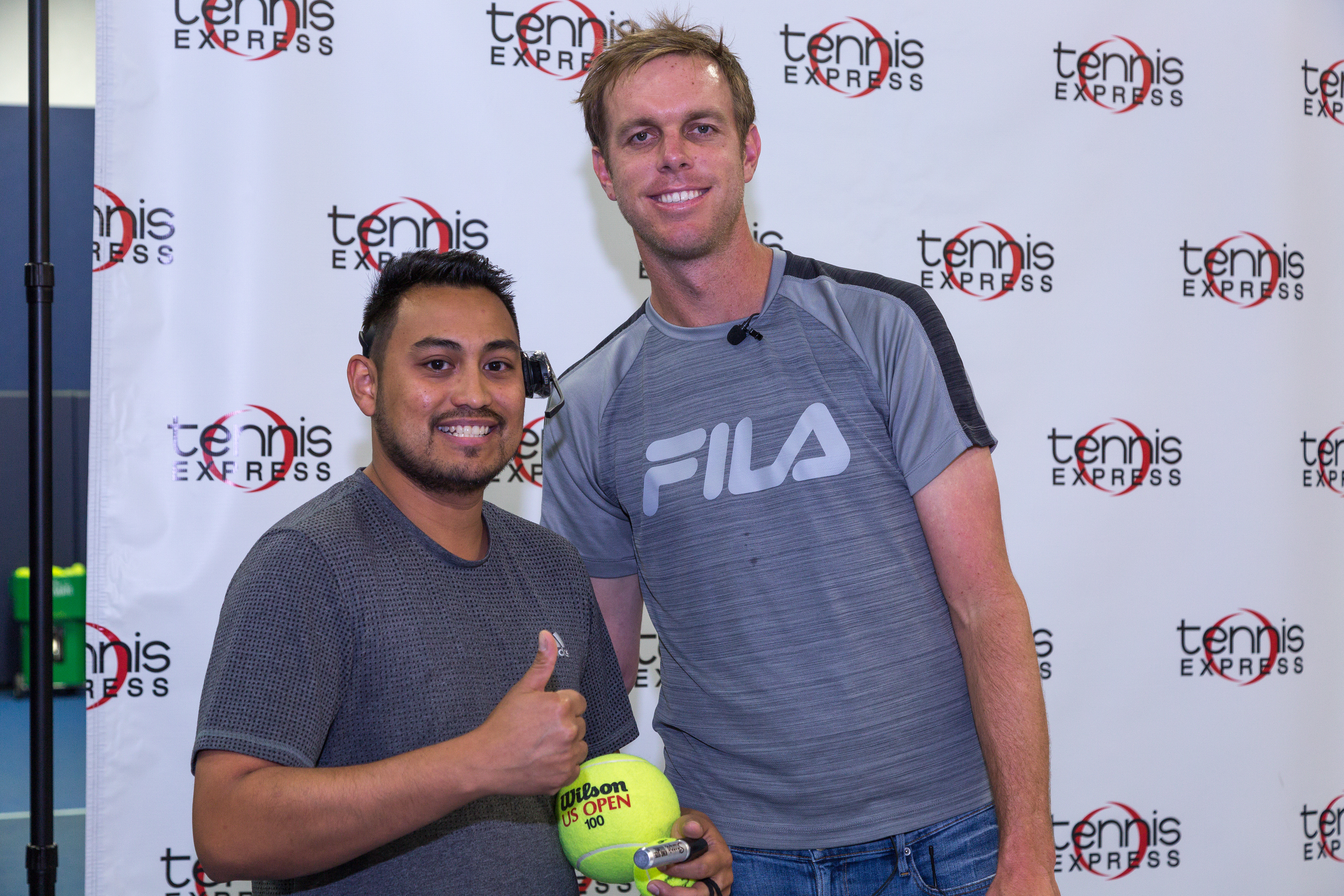 Sam Querrey Makes Successful Visit to Tennis Express