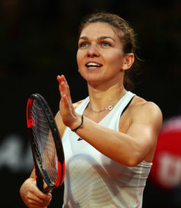 Simona Halep at the 2018 Italian Open