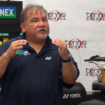 Mark Gonzalez from Yonex Conducts a Stringing Seminar