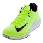 Men's NikeCourt Air Zoom Zero Volt Glow and Black