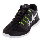 Men's NikeCourt Air Zoom Vapor X Acid Black and White