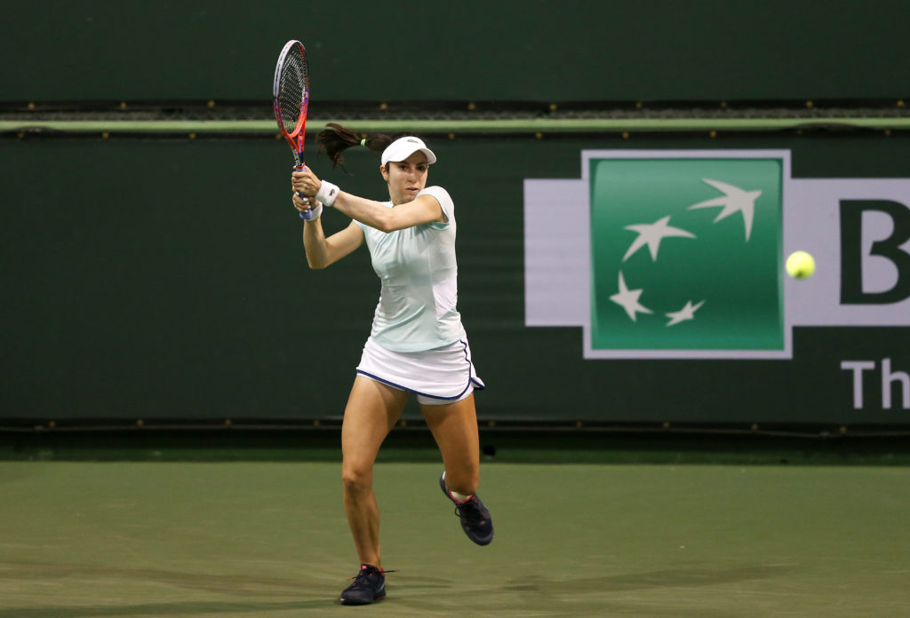 Christina McHale at BNP Paribas Open 2019 Michael Cummo