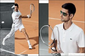 Novak Djokovic crossover with Rene Lacoste