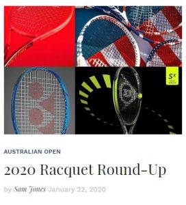 2020 Tennis Racquet Round up Blog Snippet