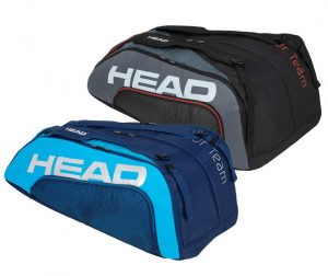 Head Tour Team 12R Monstercombi Tennis Bag Blue and Black