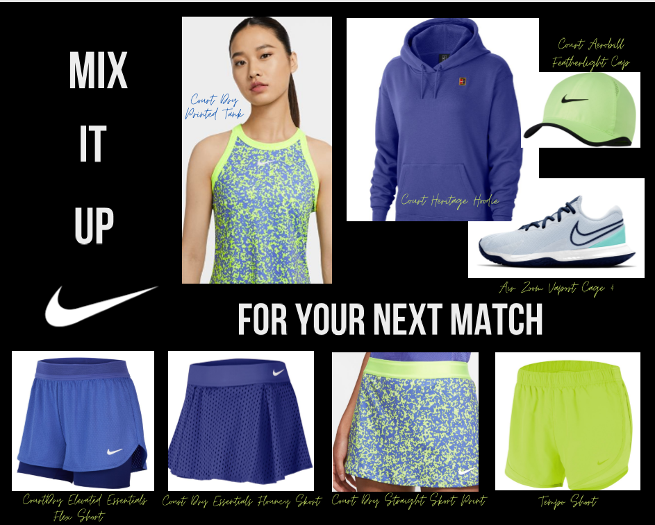 Mix the Nike Women's Printed Tennis Tank with an array of bottoms for your next match!