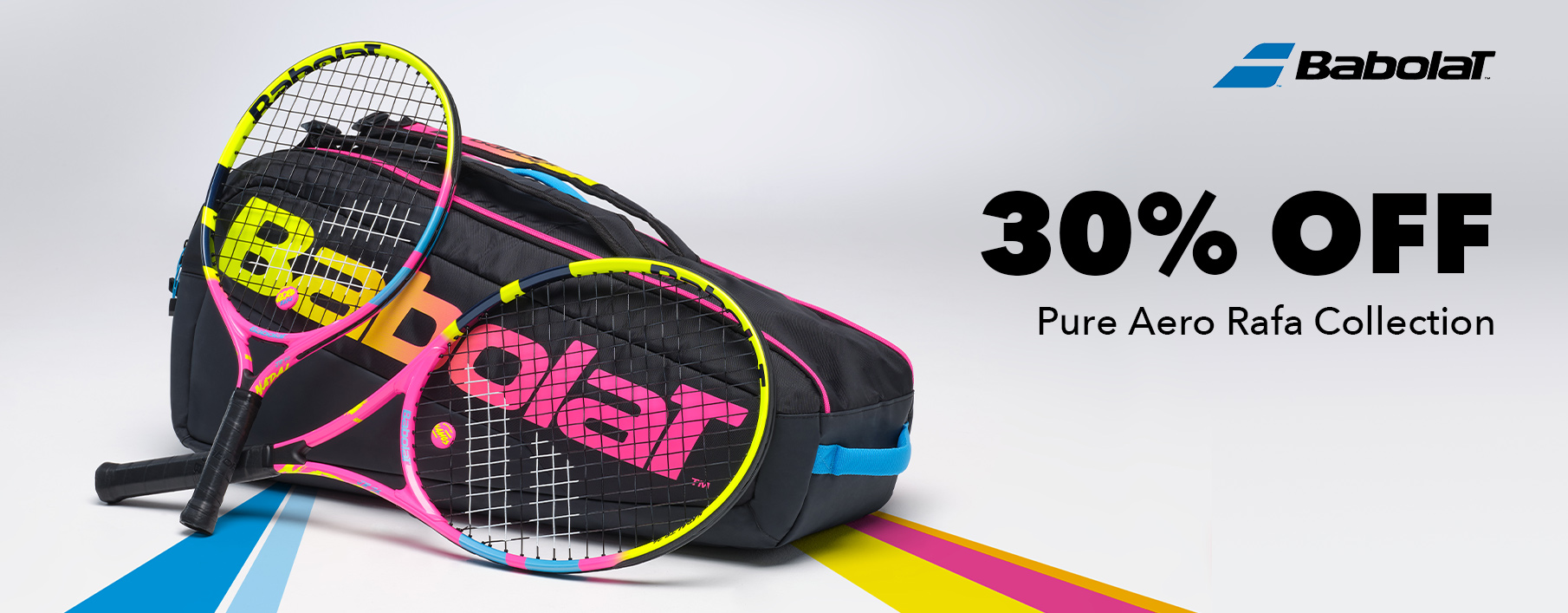 babolat 30% off promo deal rafa rafael nadal racquet racket racquets bags bag