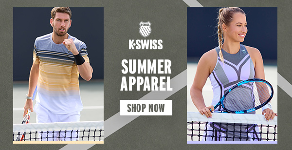 K-Swiss Kswiss k swiss tennis apparel clothes summer new