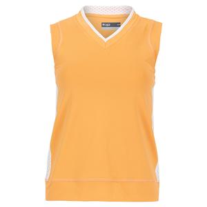 Women`s Crop Tennis Tank Creamsicle