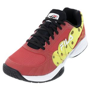 Men`s Volley Zone Pickleball Shoes Red and Black