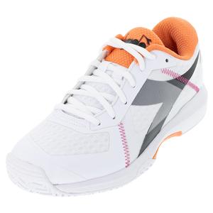 diadora trofeo women's pickleball shoes - wh/bk/or