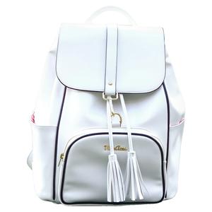 Women`s Sara Tennis Backpack White