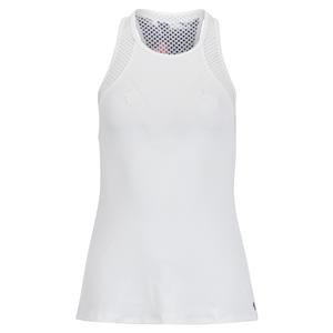 Women`s Echo Tennis Tank White