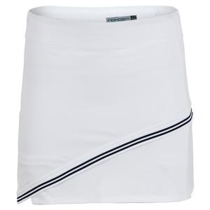 Women`s Chloe Tennis Skort White and Midnight