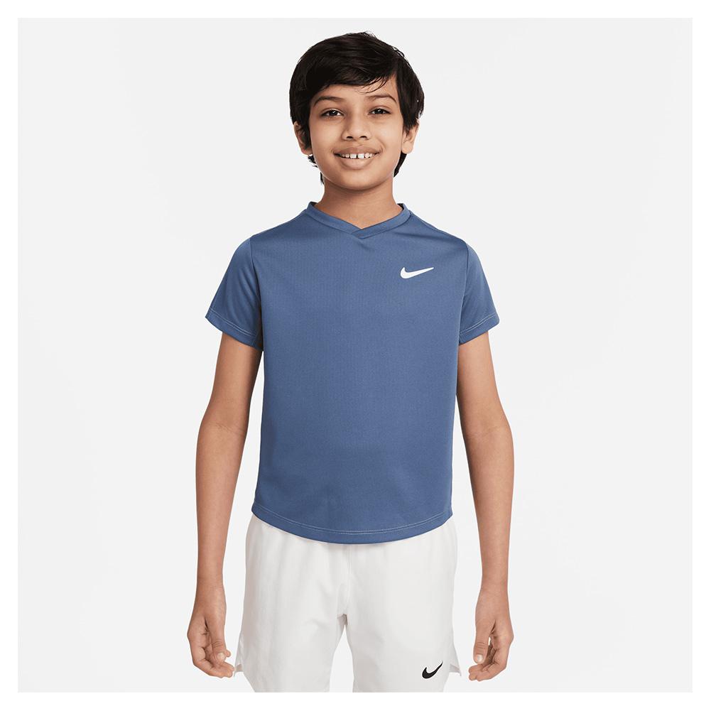 Nike Boys` Court Dri-FIT Victory Short Sleeve Tennis Top