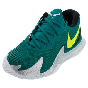 Men`s Rafa Zoom Vapor Cage 4 Tennis Shoes Bright Spruce and Atomic Green