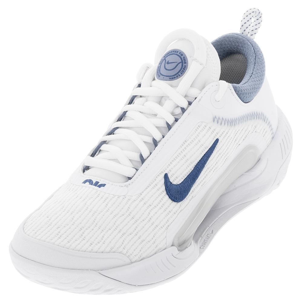 NikeCourt Men`s Zoom NXT Tennis Shoes White and Mystic Navy