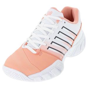 Juniors` Bigshot Light 4 Tennis Shoes Peach Amber and White