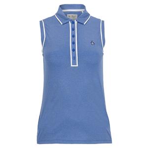 Women`s Sleeveless Veronica Tennis Polo Blue Tattoo