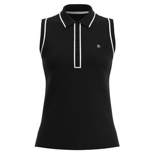 Women`s Sleeveless Veronica Tennis Polo Caviar