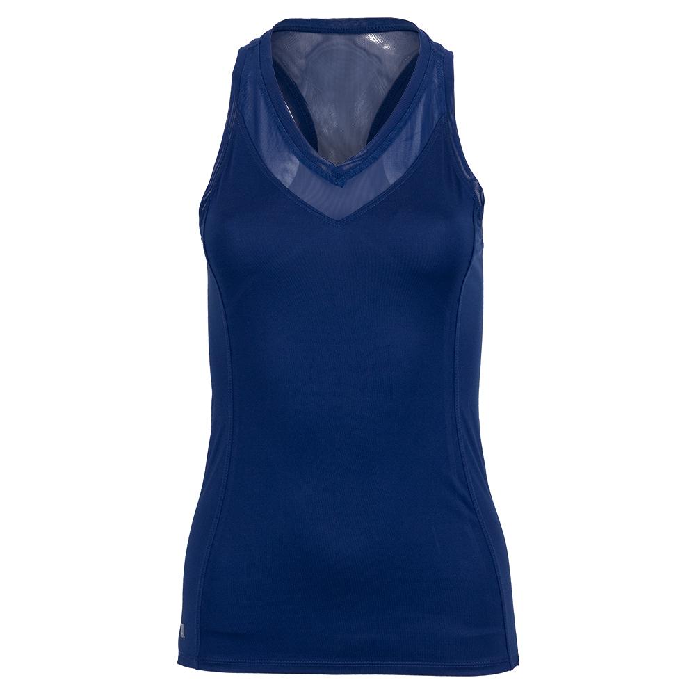 Tail Women`s True Racerback Tennis Tank in Blue Depths