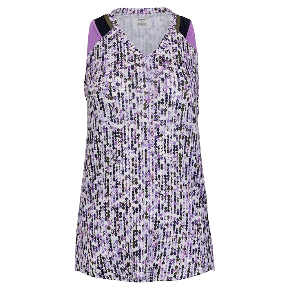 JOFIT Women`s Advance Tennis Tank Jewel Print