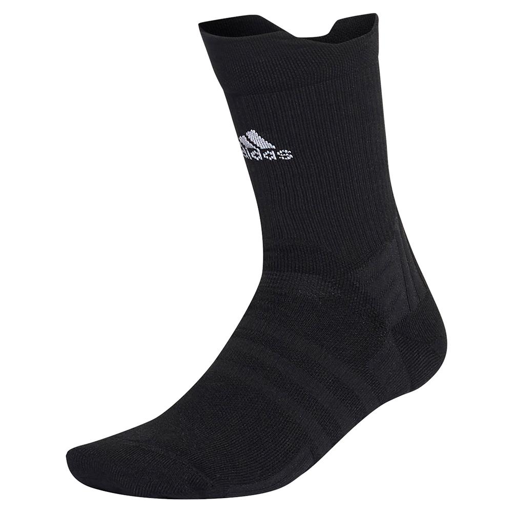 adidas Cushioned Crew Performance Tennis Socks Black and White