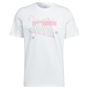 Men`s Category Graphic Tennis T-Shirt White