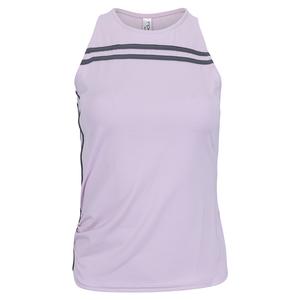 Women`s Riley Tennis Tank Ice Pink and Onyx