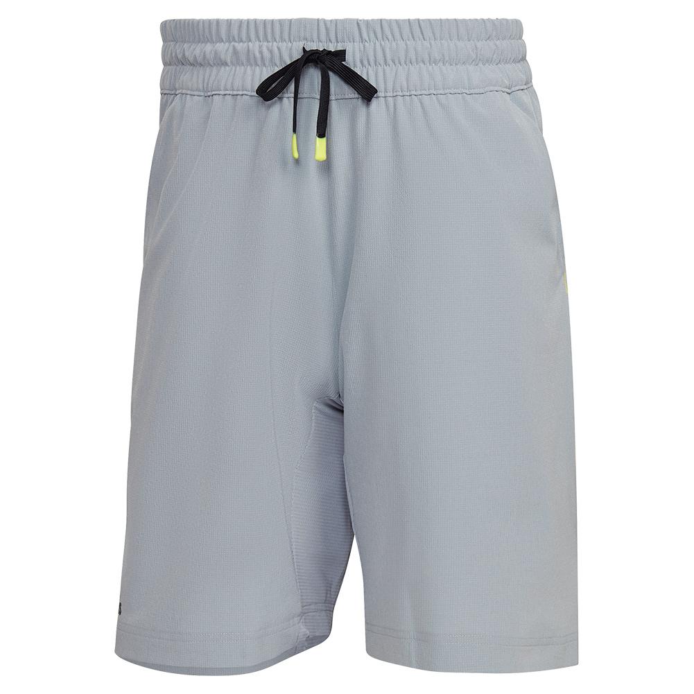 Adidas Men`s Ergo 7 Inch Tennis Short Halo Silver